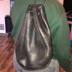 Vintage Coach Drawstring Shoulder Backpack